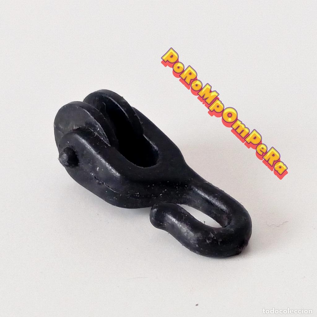 Playmobil: PLAYMOBIL gancho negro 3286 3550 3551 polea vela barco pirata enganche D6