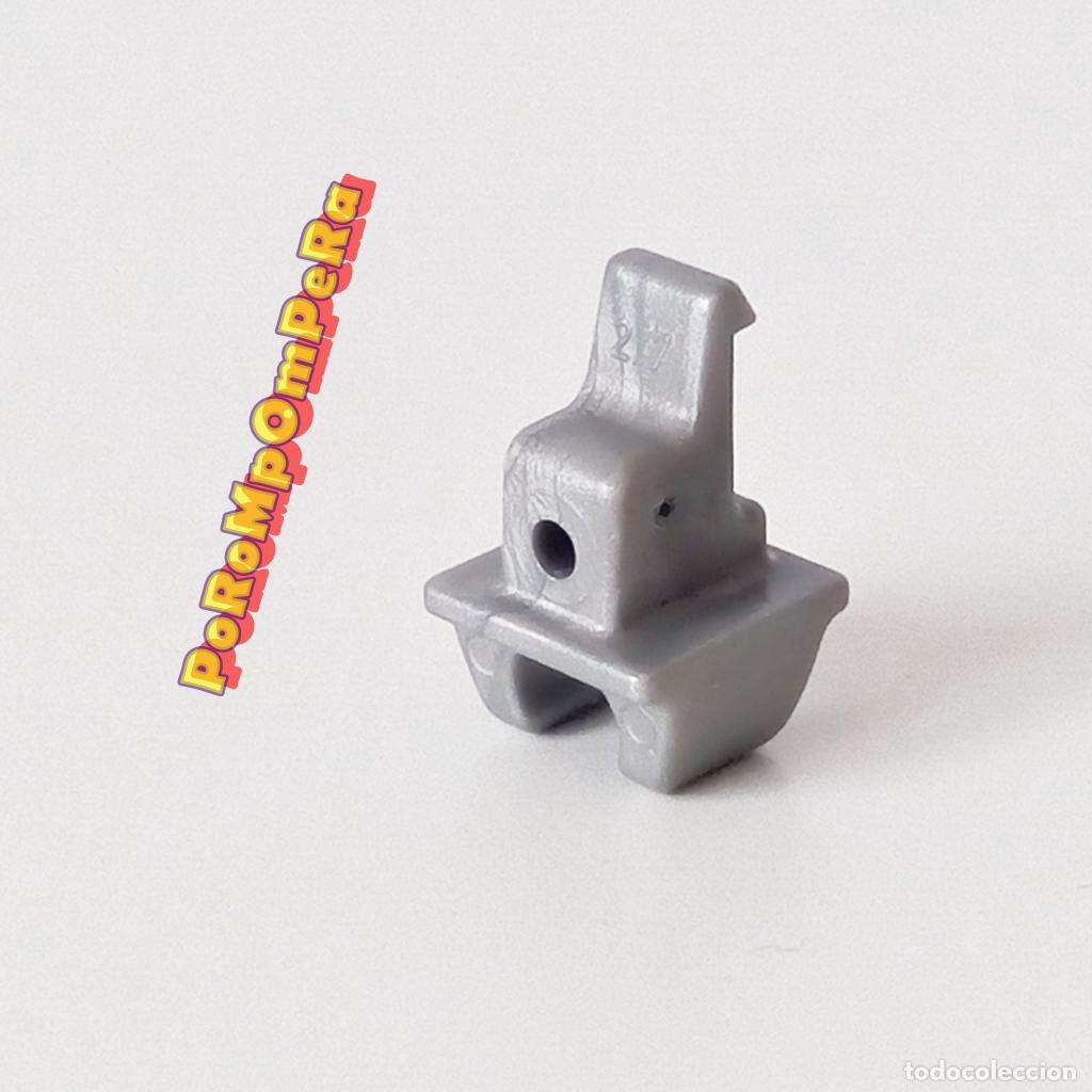 Playmobil: PLAYMOBIL enganche peque&ntilde;o gris-plateado clip conector sujeci&oacute;n mini - Set/s por determinar D6