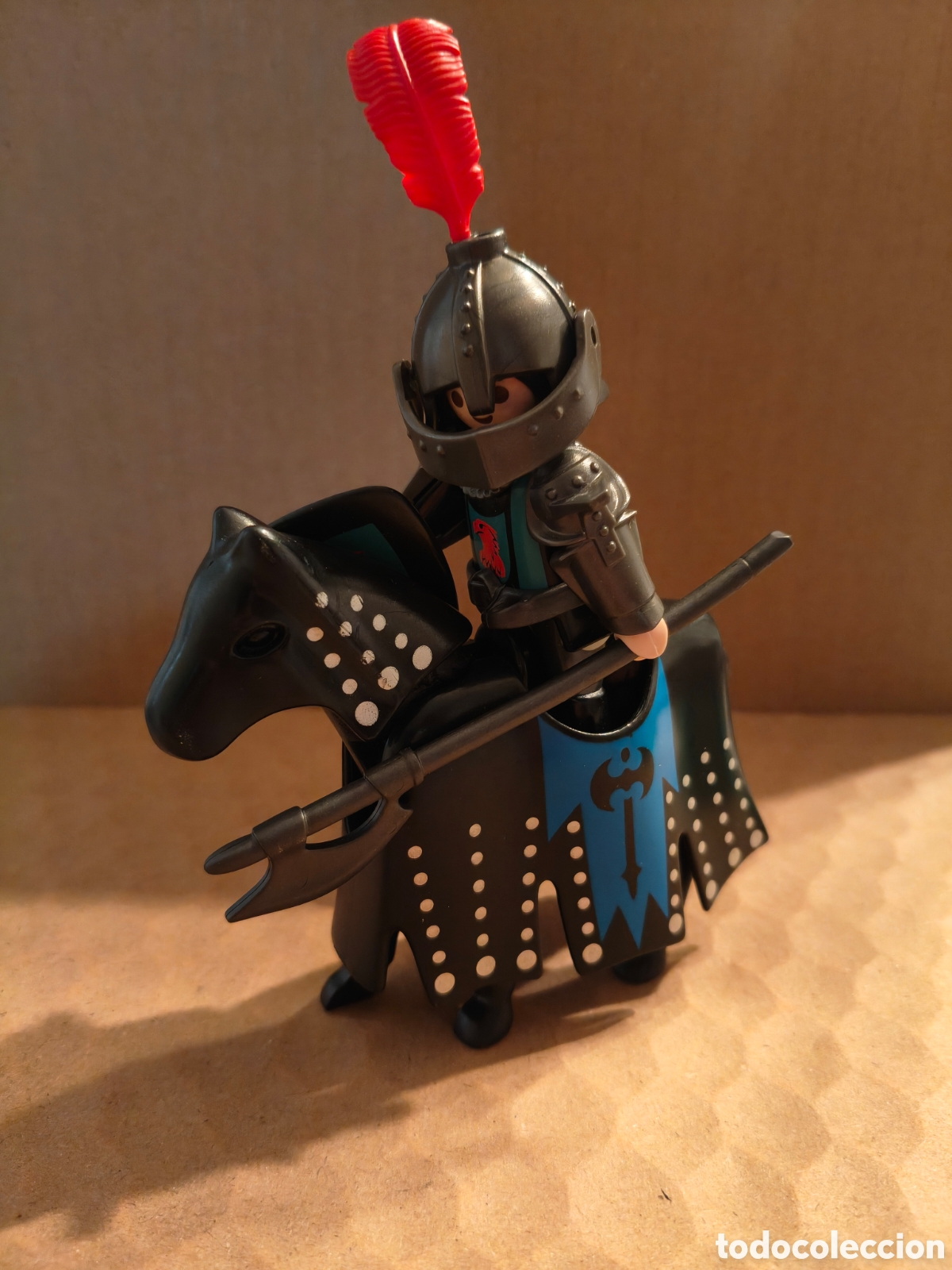 Playmobil: Figura Playmobil caballero con caballo