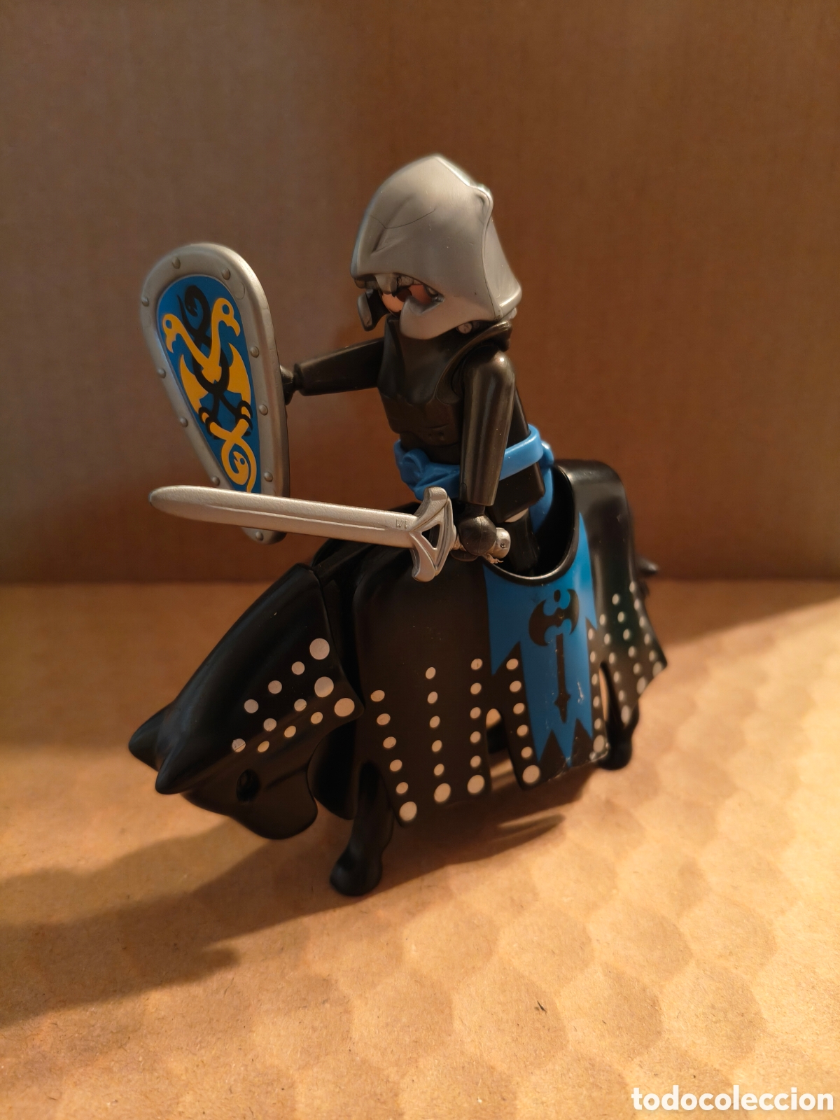 Playmobil: Figura Playmobil caballero con caballo