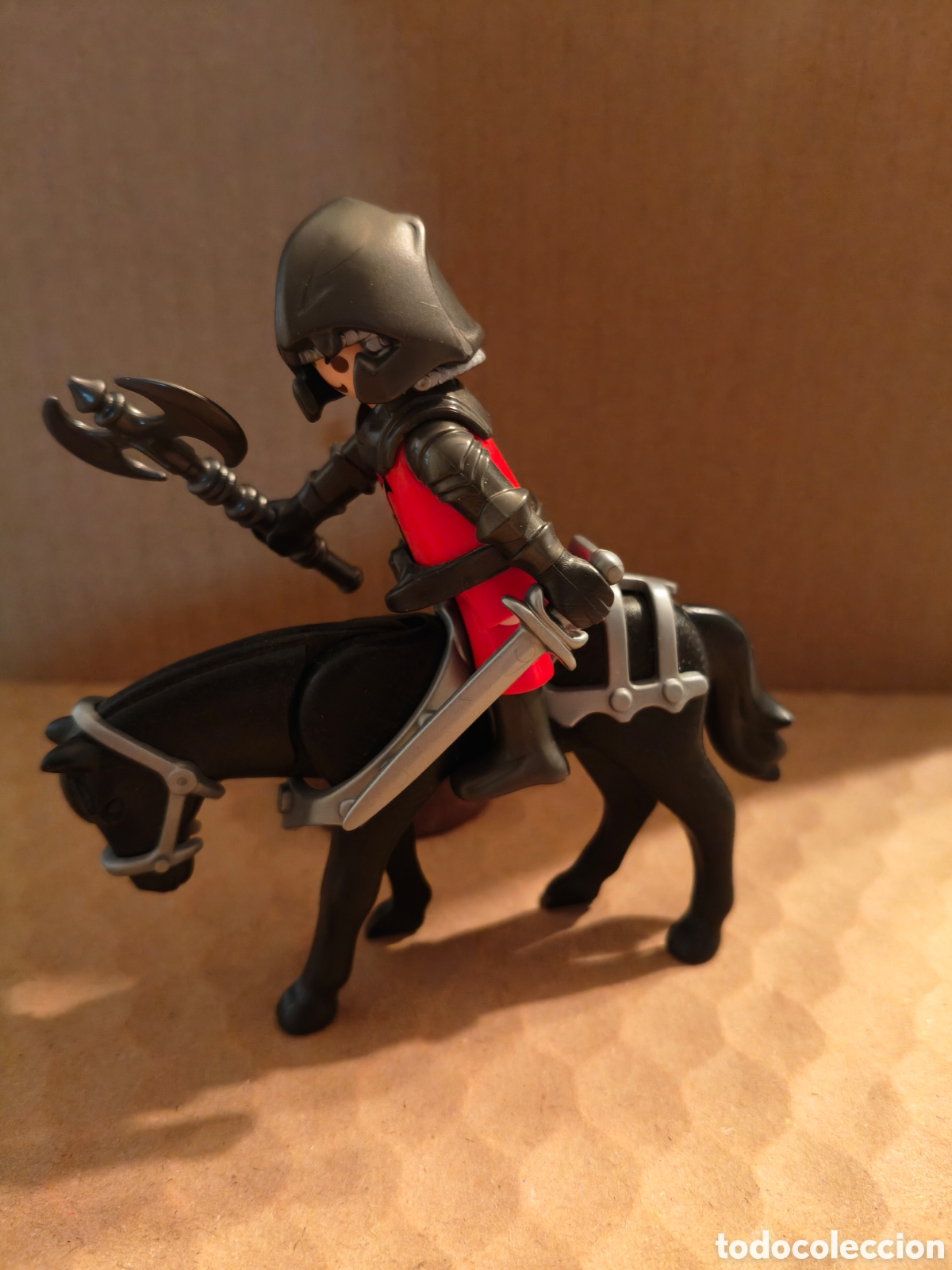 Playmobil: Figura Playmobil caballero con caballo