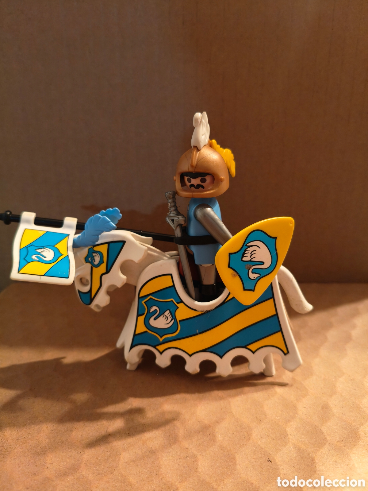 Playmobil: Figura Playmobil caballero cisne