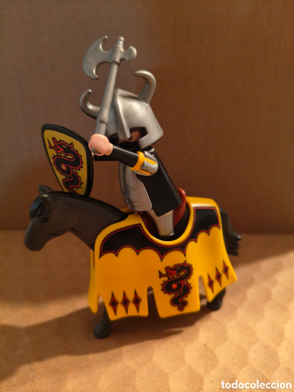Playmobil: Figura Playmobil caballero con caballo