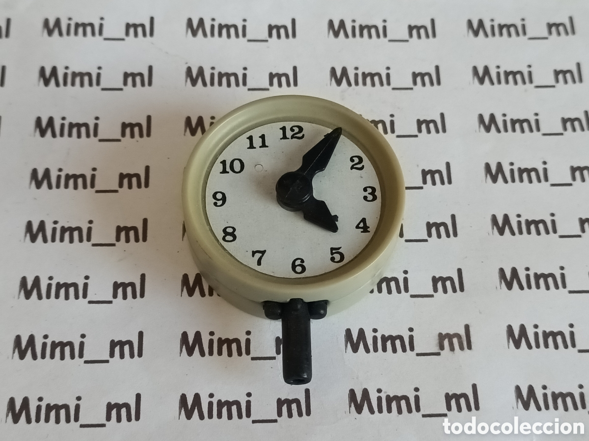 Playmobil: Playmobil reloj con soporte estaci&oacute;n tren and&eacute;n