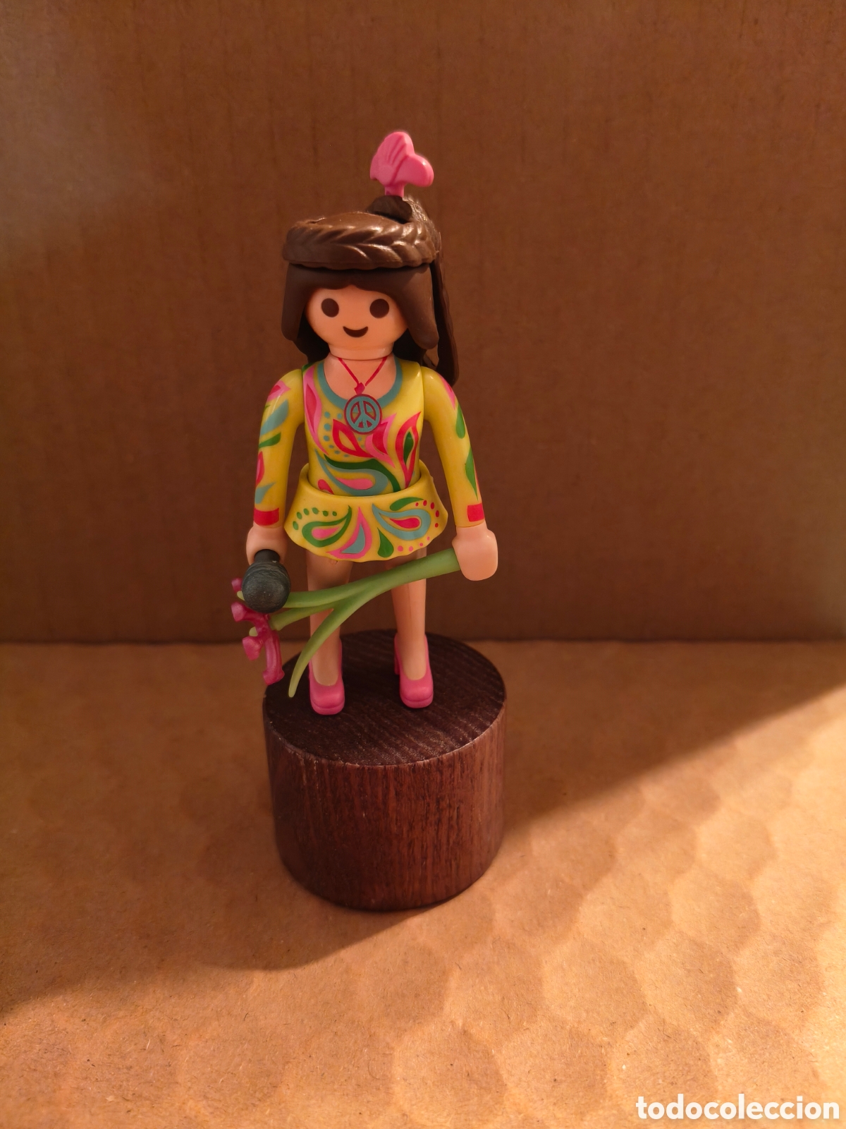 Playmobil: Figura Playmobil hippie cantante