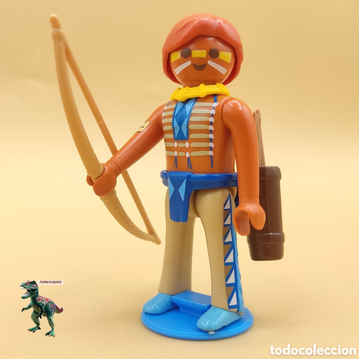 Playmobil: Playmobil figura arquero nativo americano guerrero indio cazador oeste western sioux cherokee