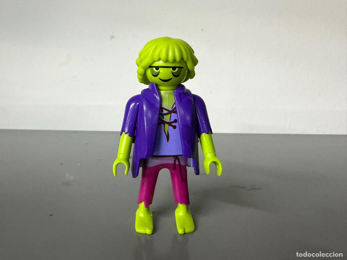 Playmobil: PLAYMOBIL figura zombie con chaleco momia fantasma, halloween -mix21