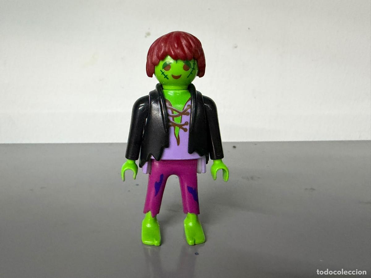 Playmobil: PLAYMOBIL figura zombie con chaleco momia fantasma, halloween -mix21
