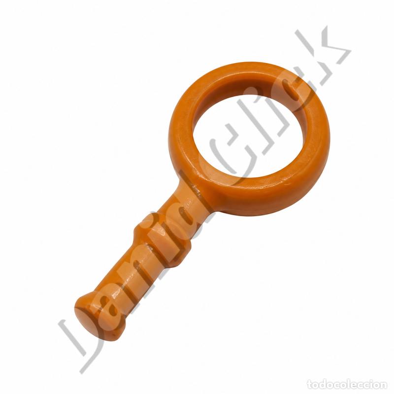 Playmobil: Playmobil Lupa Naranja Detective Sherlock Holmes Polic&iacute;a Investigador Explorador
