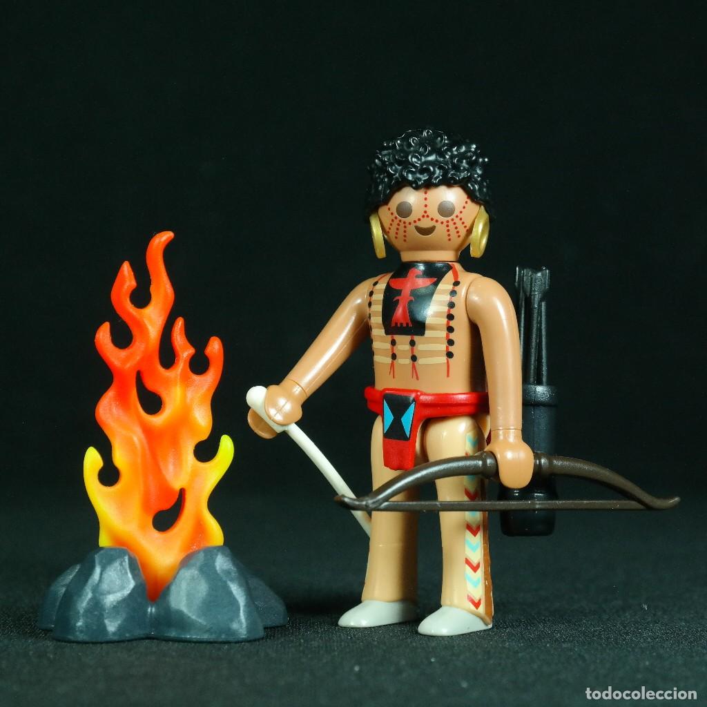 Playmobil: Playmobil indio con fuego ☼