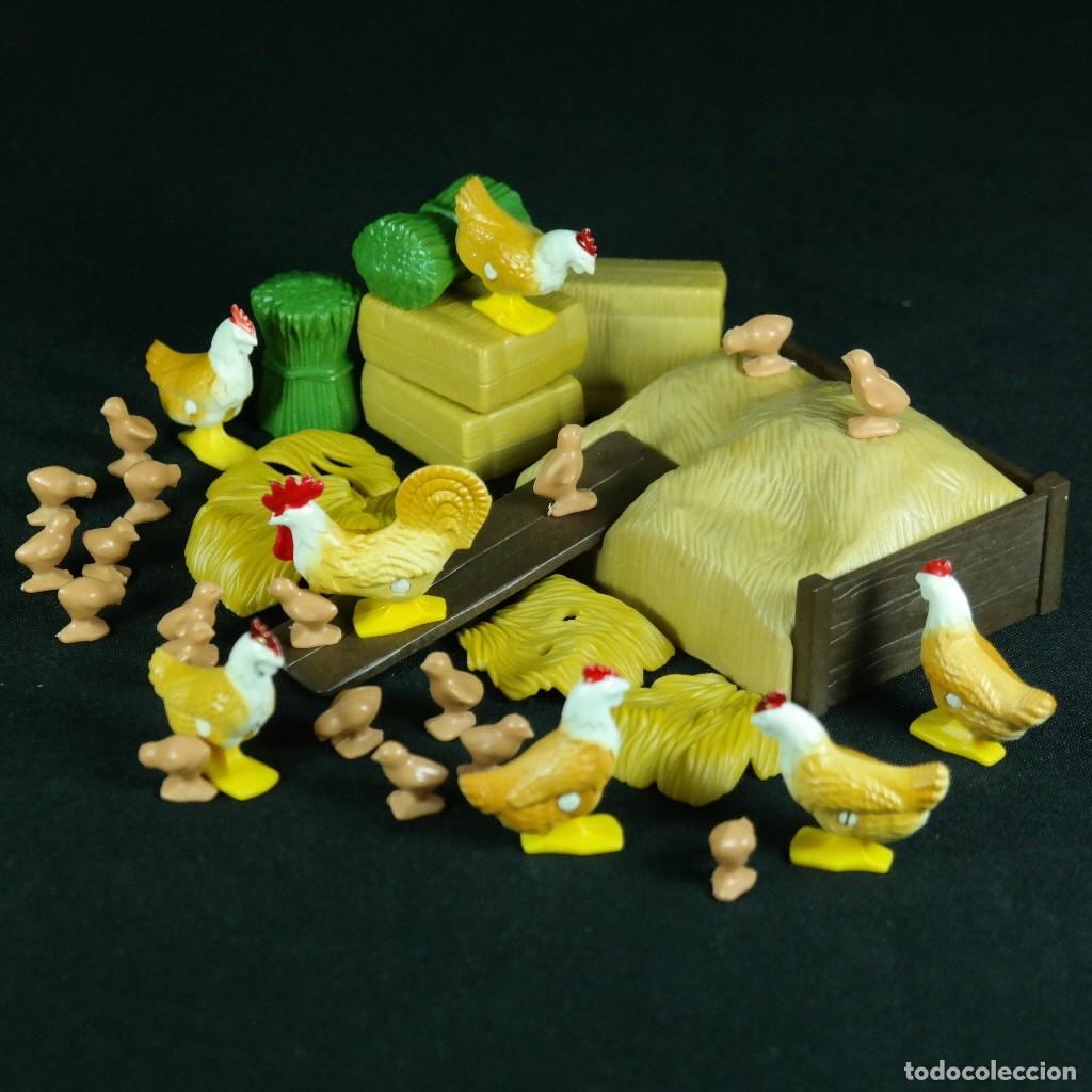 Playmobil: Playmobil muchas gallinas con fardos ☼