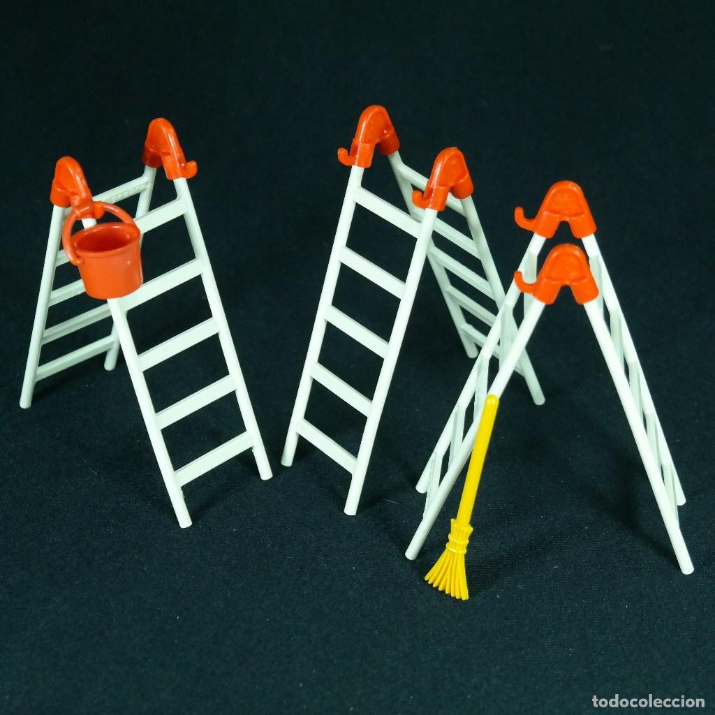 Playmobil: Playmobil 3 escaleras blancas ☼