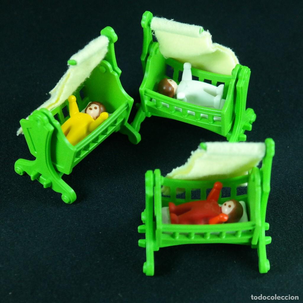Playmobil: Playmobil 3 cunas verdes con bebes ☼