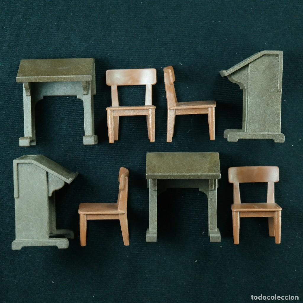 Playmobil: Playmobil pupitres con sillas ☼
