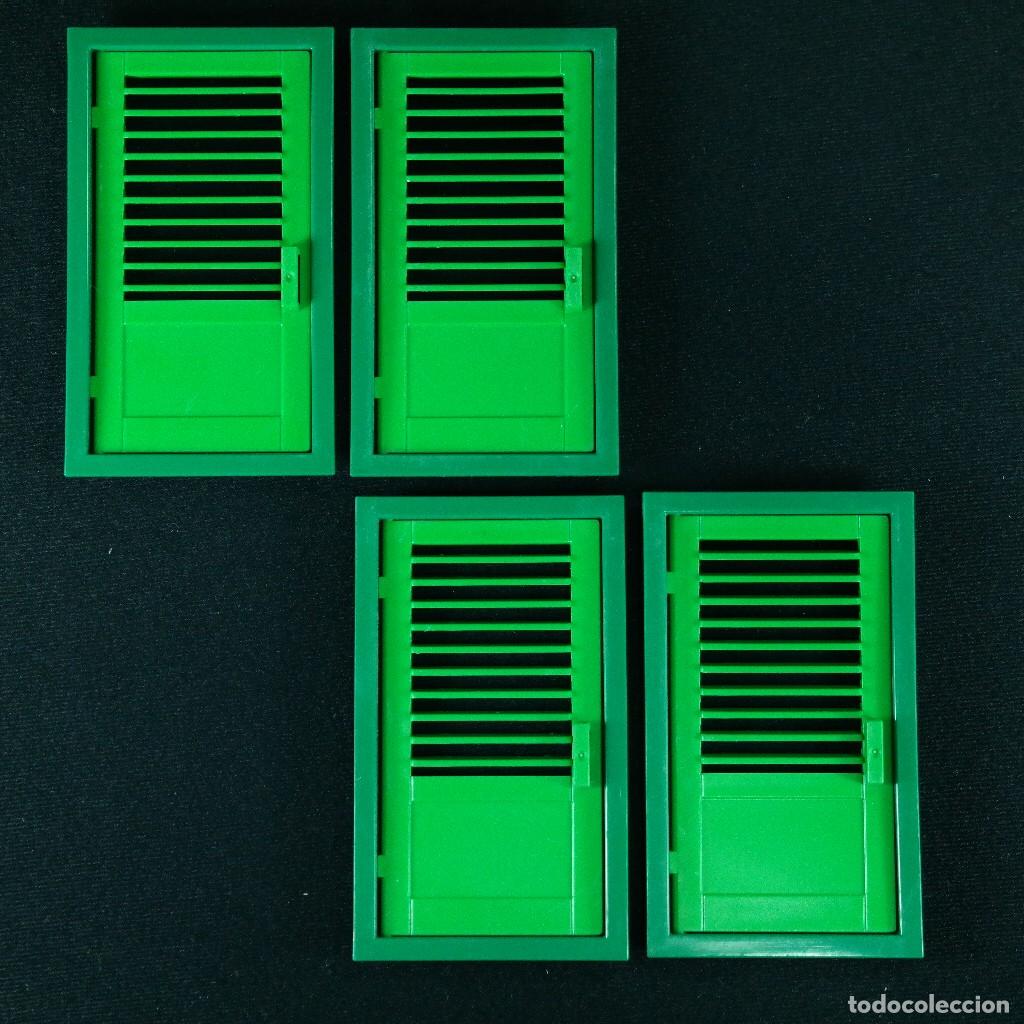 Playmobil: Playmobil 4 puertas verdes ☼