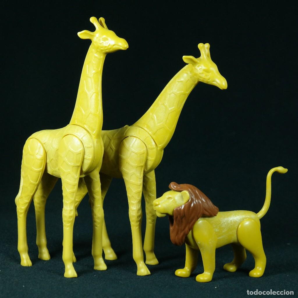 Playmobil: Playmobil dos jirafas con leon ☼ - Foto 1