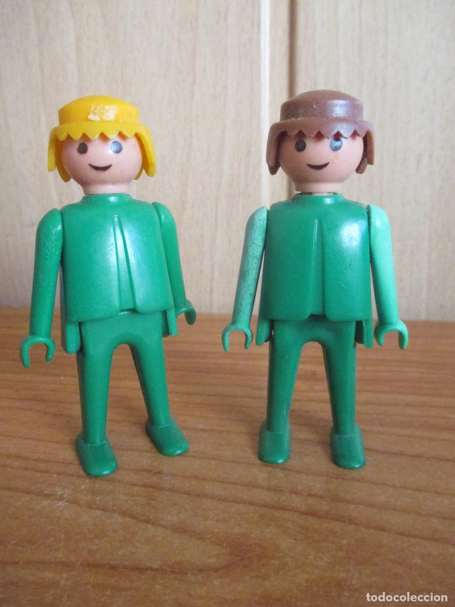 Playmobil: PLAYMOBIL : 1 LOTE 2 FIGURAS VERDES DE LOS ANTIGUOS