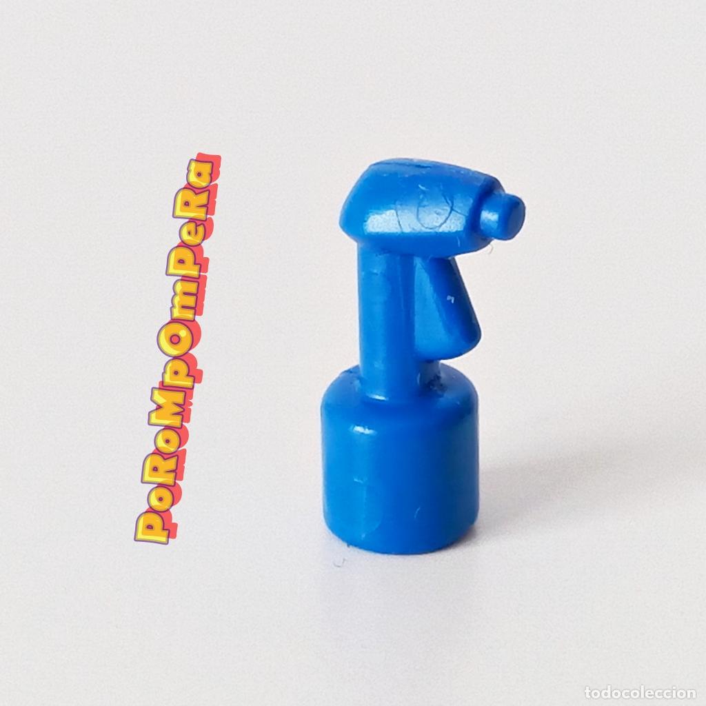Playmobil: PLAYMOBIL bote spray azul pulverizador vaporizador envase limpieza casa tienda peluquer&iacute;a jard&iacute;n D6