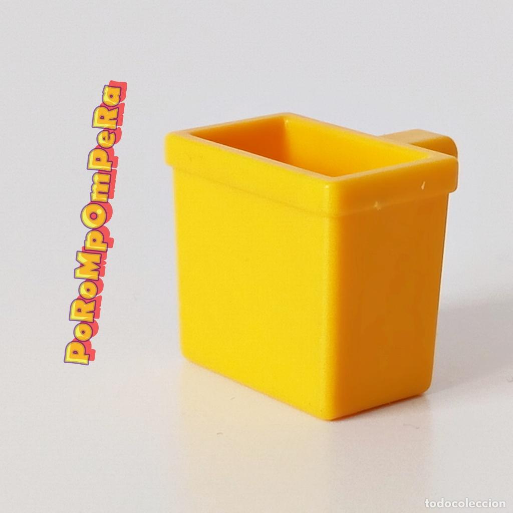 Playmobil: PLAYMOBIL papelera lateral amarilla pizarra escuela 3522 7721 clase colegio aula cole D6