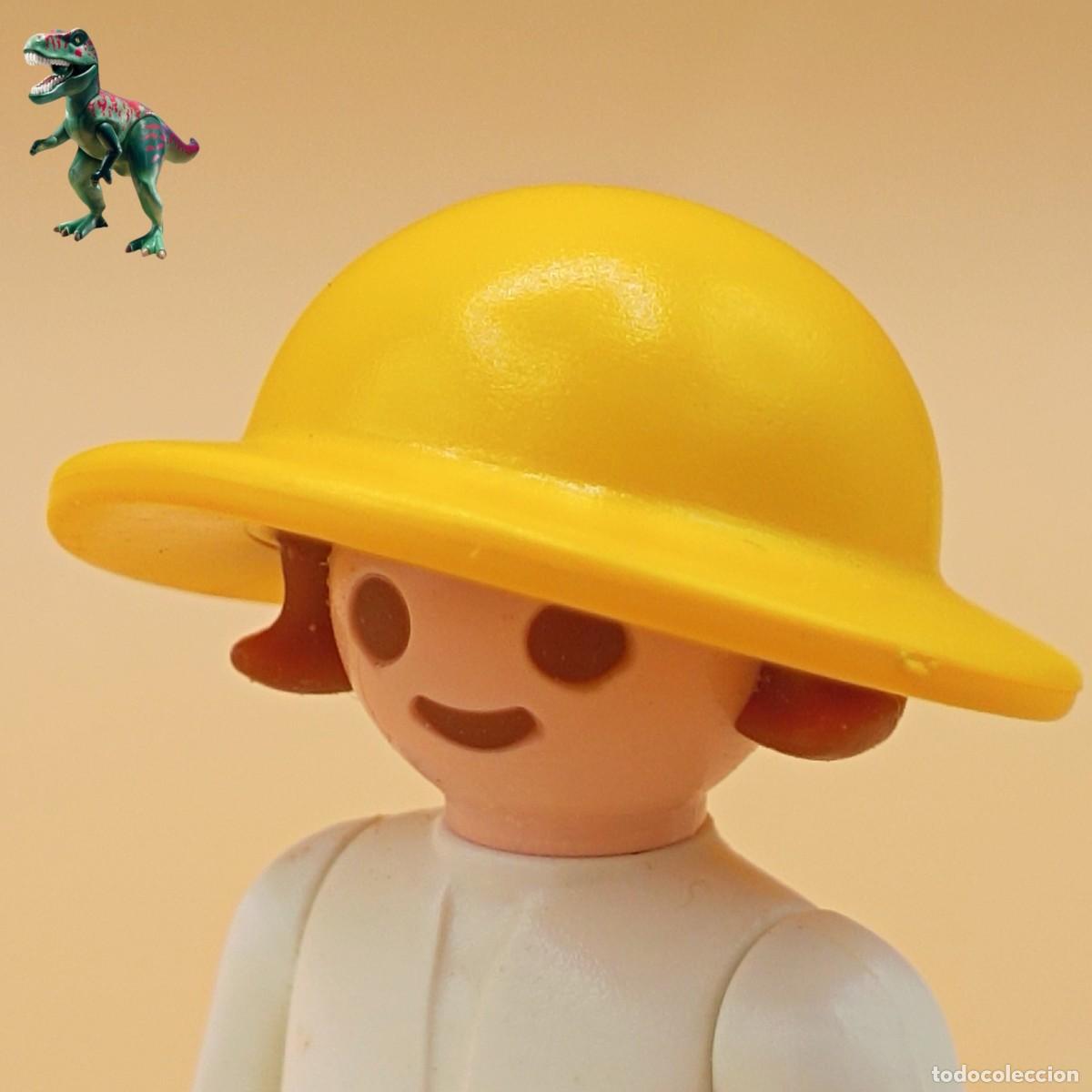 Playmobil: Playmobil sombrero infantil amarillo pamela chica victoriana ni&ntilde;a oeste western 3008 3223 3365