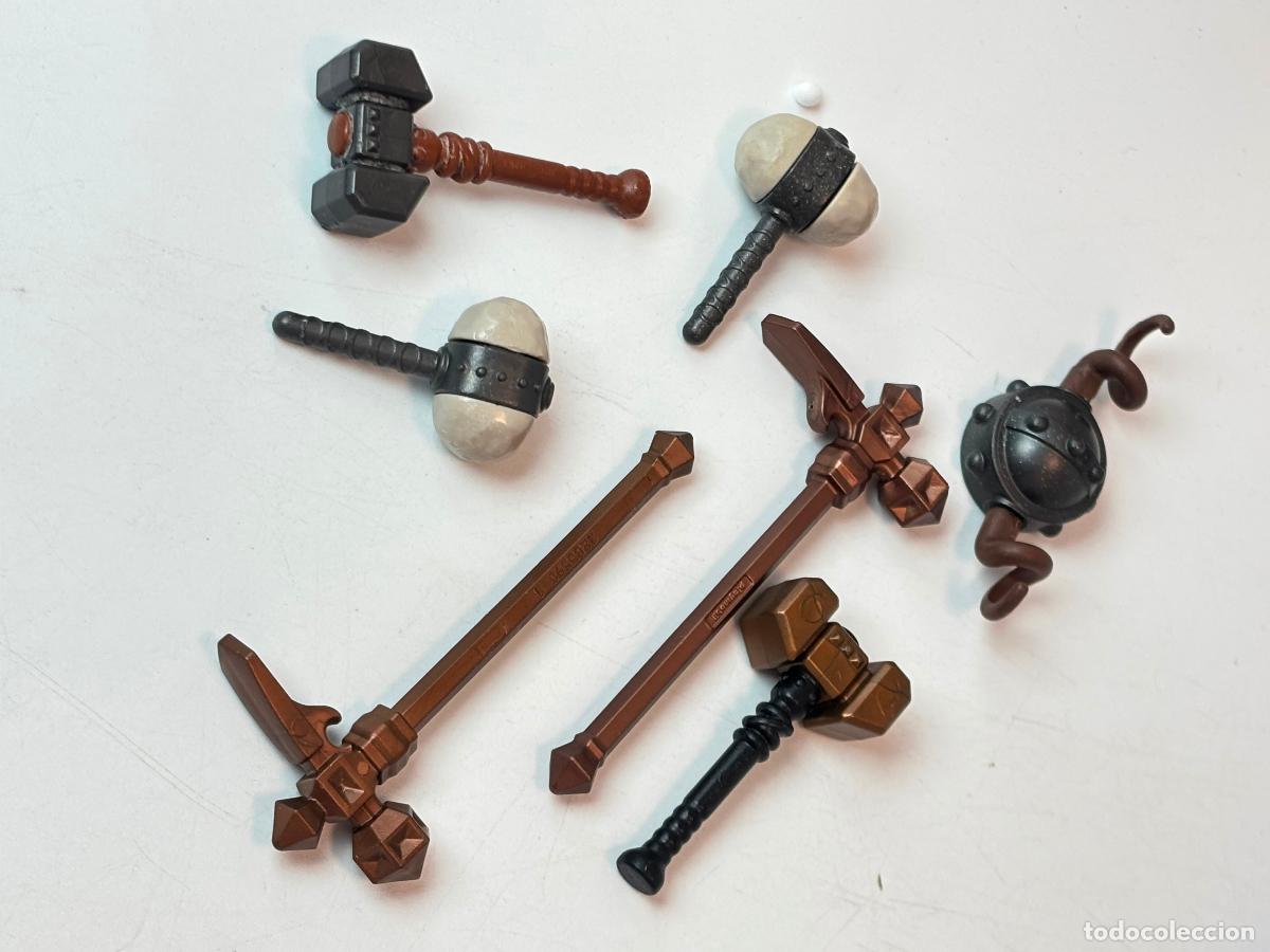 Playmobil: Playmobil lote maza martillo vikingo casco dragons