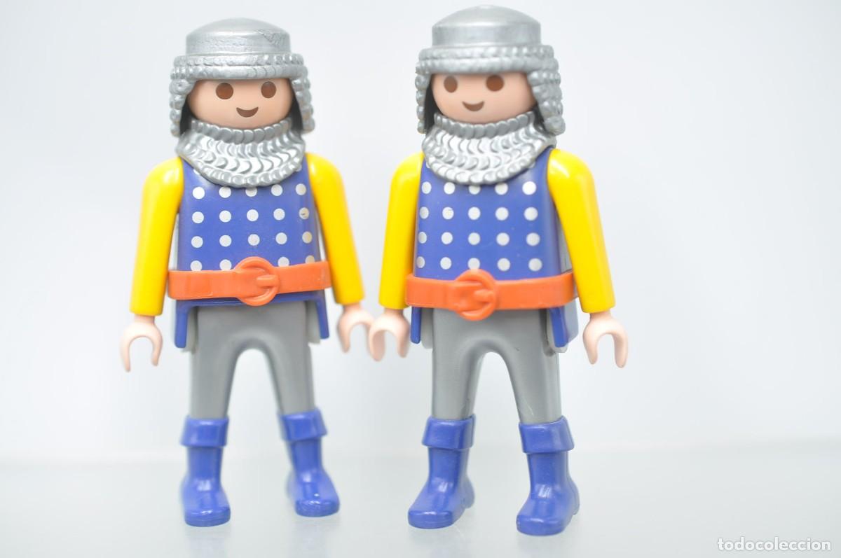 Playmobil: wsk116 Playmobil, figura hombre, 2 guerreros