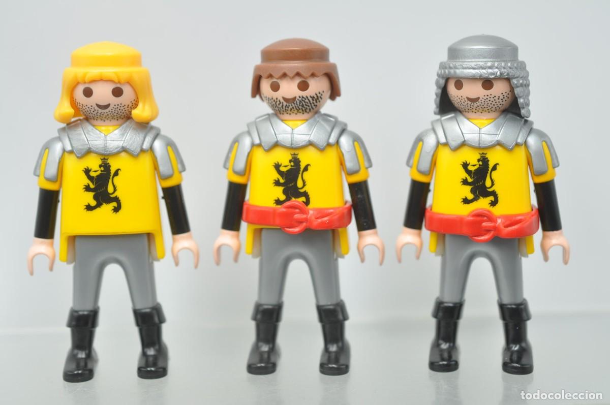 Playmobil: wsk116 Playmobil, figura hombre, 3 guerreros
