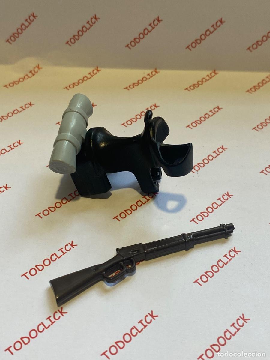 Playmobil: Playmobil silla caballo negra (pedido m&iacute;nimo 5&euro;)