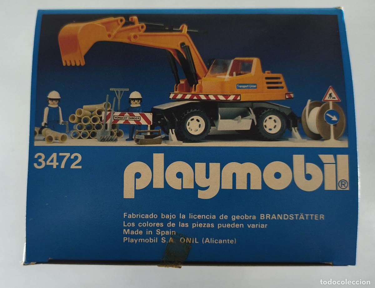 Playmobil: PLAYMOBIL REF 3472 EXCAVADORA, EN CAJA. CC - Foto 3
