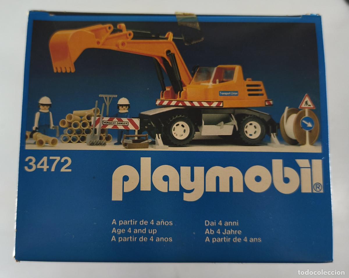 Playmobil: PLAYMOBIL REF 3472 EXCAVADORA, EN CAJA. CC - Foto 5