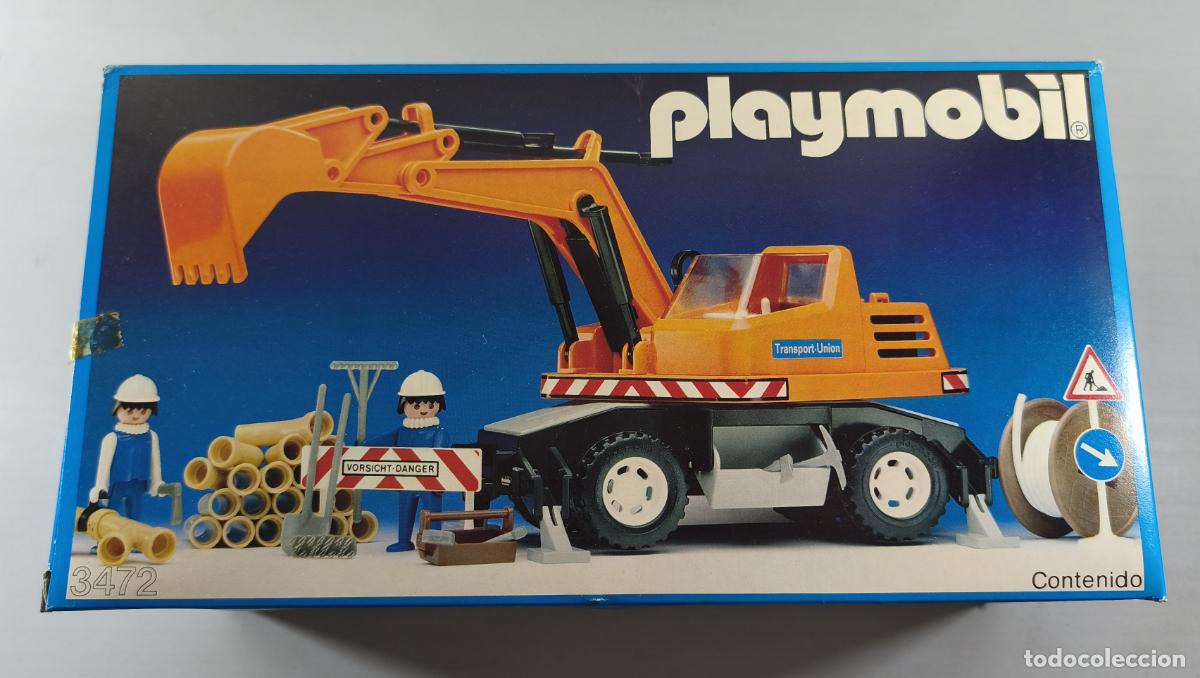 Playmobil: PLAYMOBIL REF 3472 EXCAVADORA, EN CAJA. CC