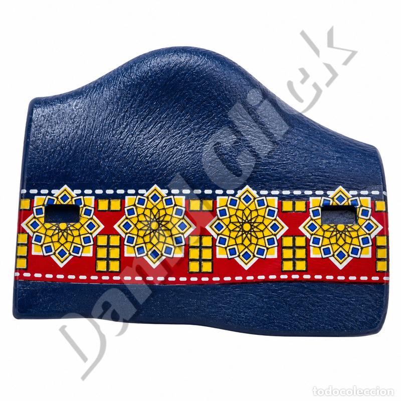 Playmobil: Playmobil Manta Azul Decorada para Camello &Aacute;rabe Egipto Reyes Magos Bel&eacute;n