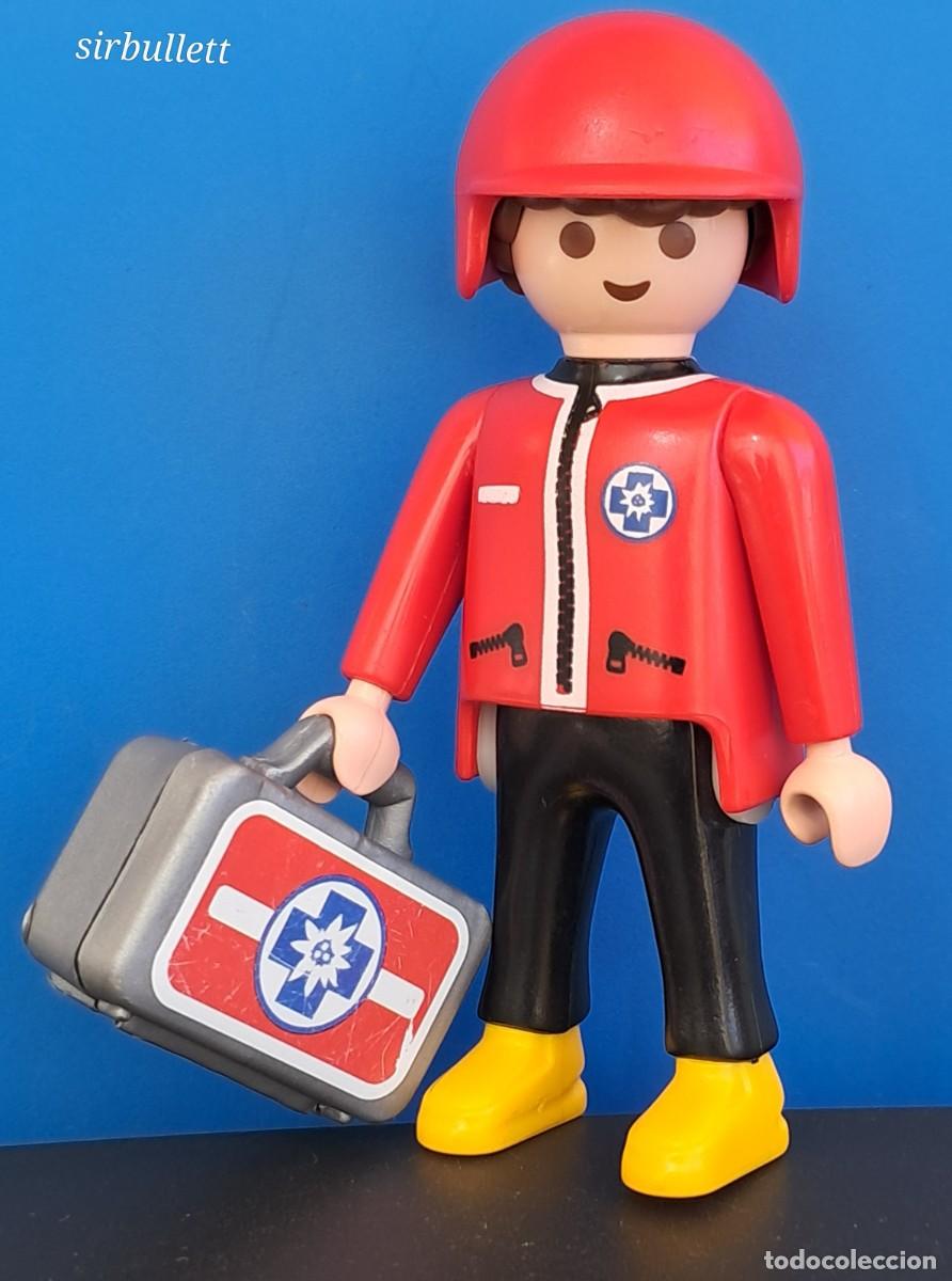 Playmobil: Figura Hombre Doctor M&eacute;dico Emergencias. Playmobil. Rescate en la monta&ntilde;a