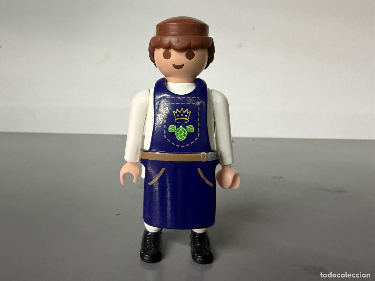 Playmobil: playmobil delantal azul, cocina casa cocinero ciudad - menaje- solo se vende delantal, figura no