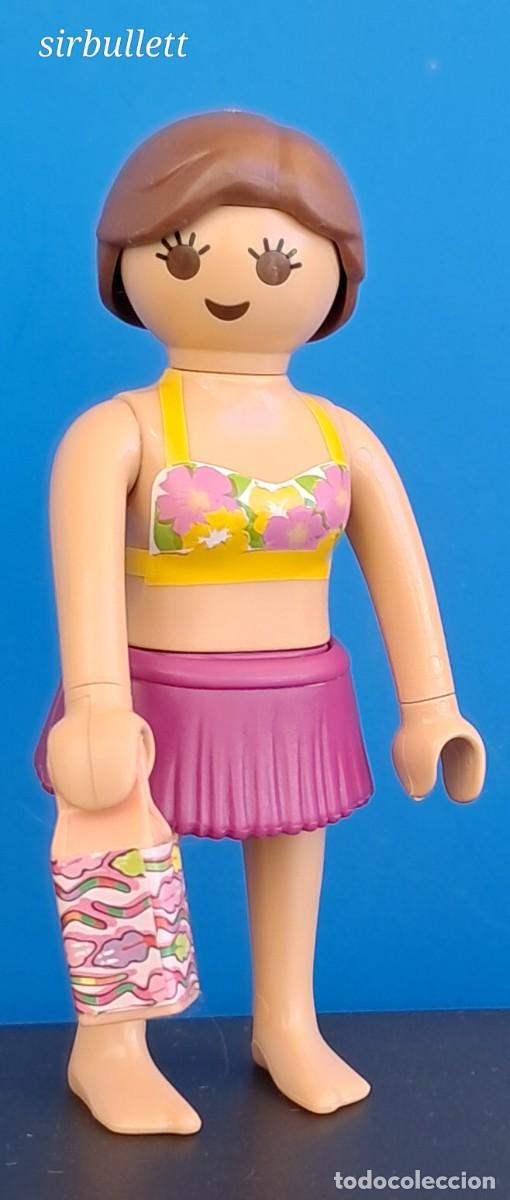 Playmobil: Figura Mujer Bikini Minifalda. Playmobil. Verano Vacaciones