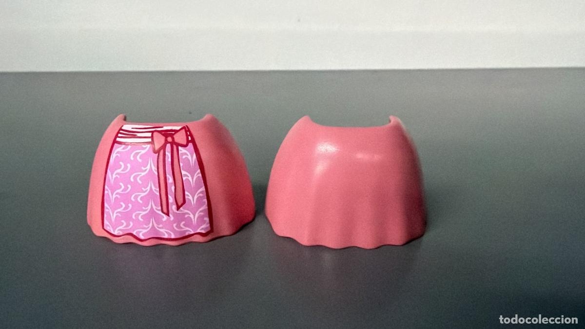 Playmobil: playmobil falda recambio mujer rosa