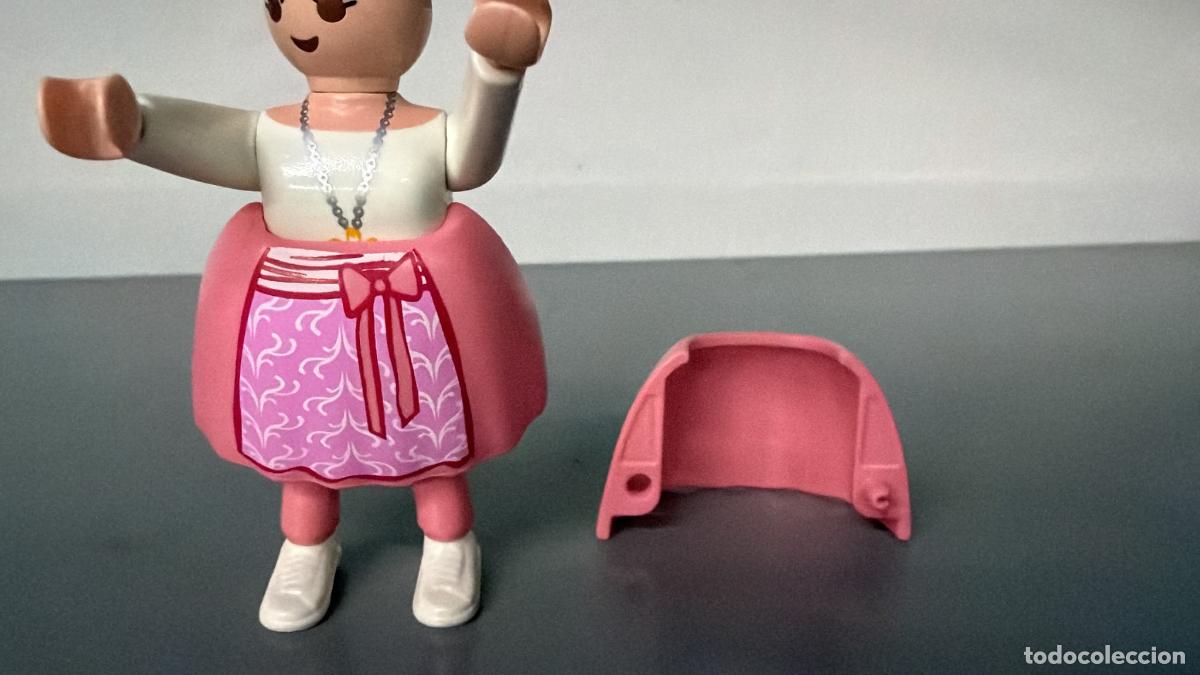 Playmobil: playmobil falda recambio mujer rosa- figura no incluida