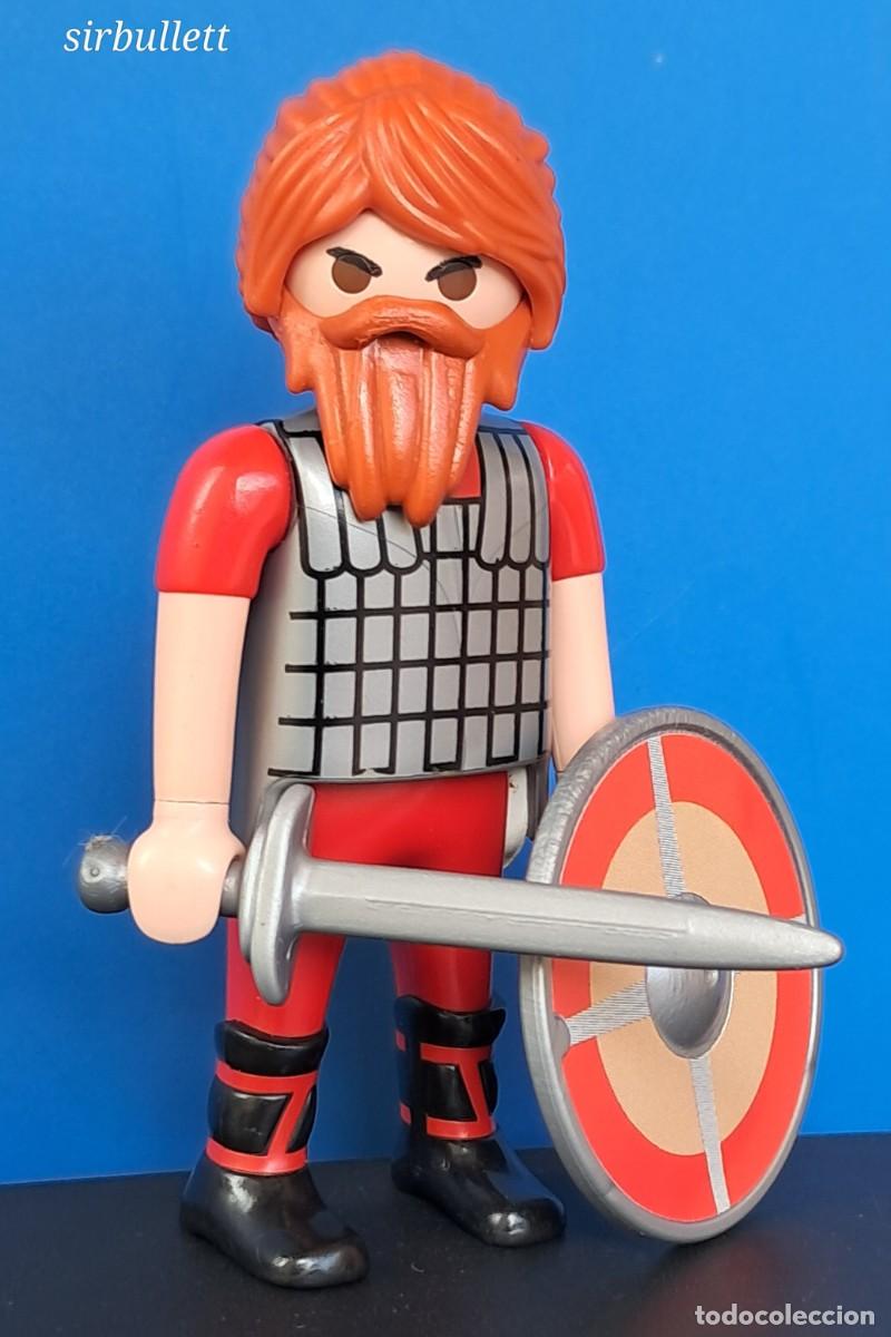 Playmobil: Figura Hombre Guerrero B&aacute;rbaro. Playmobil. Celta Galo