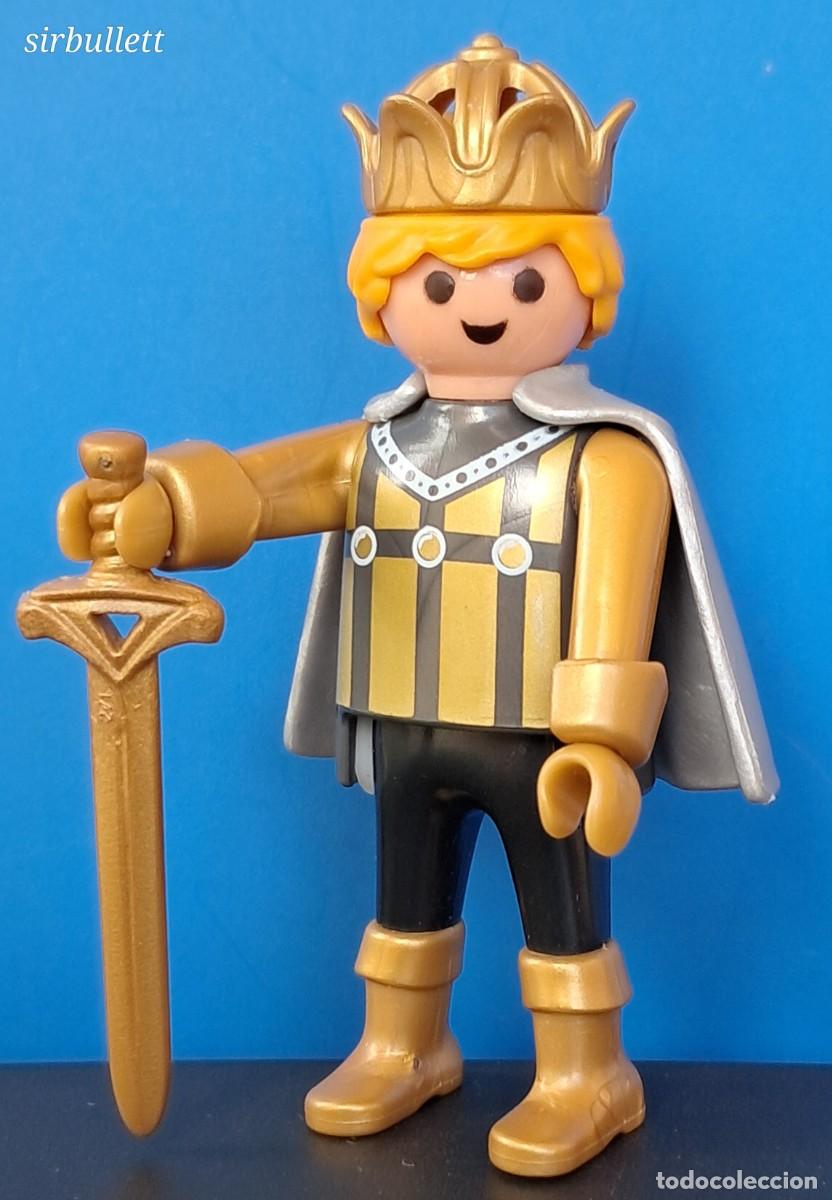 Playmobil: Figura Hombre Rey Pr&iacute;ncipe. Playmobil. Medieval