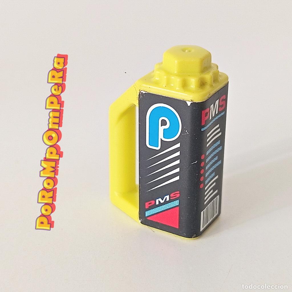 Playmobil: PLAYMOBIL botella de aceite reparaci&oacute;n coche garaje envase tienda gasolinera F5