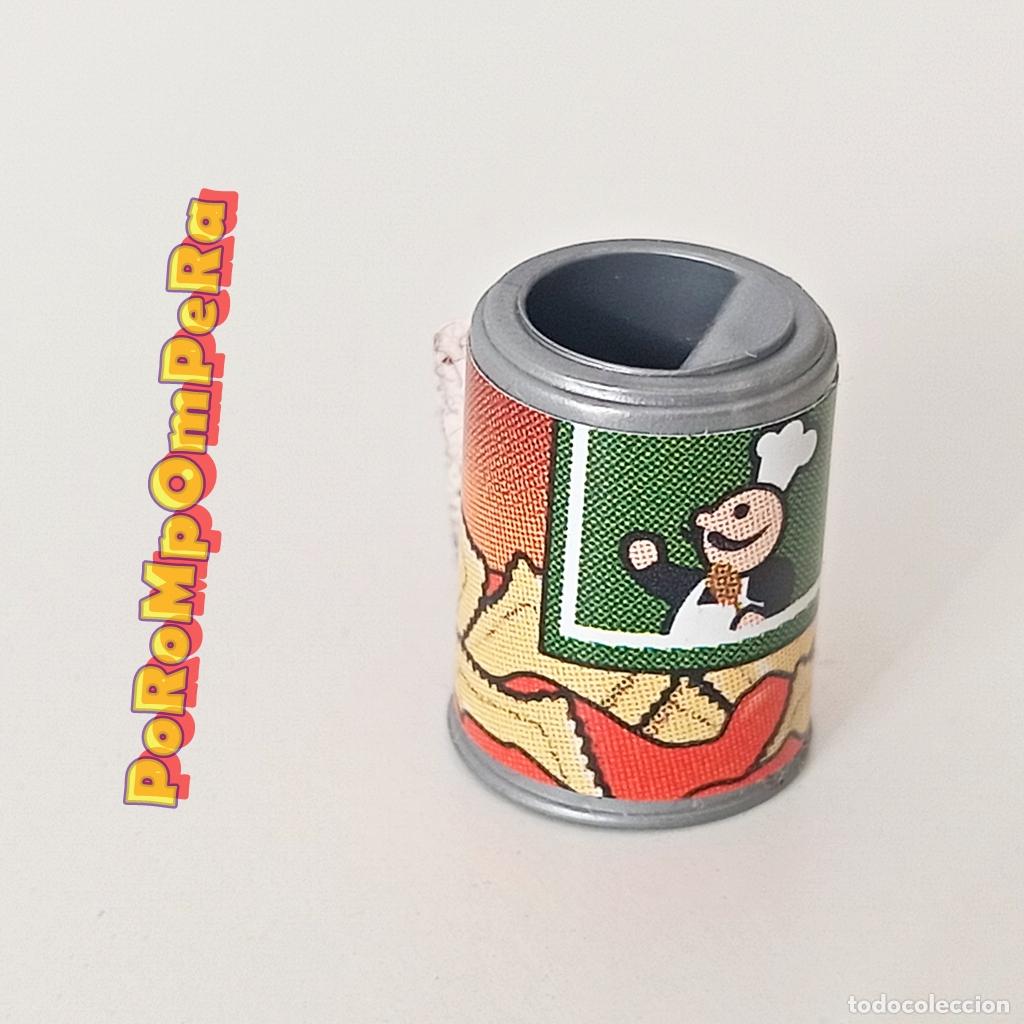 Playmobil: PLAYMOBIL lata ravioli pasta conserva tarro bote envase cocina tienda supermercado F5