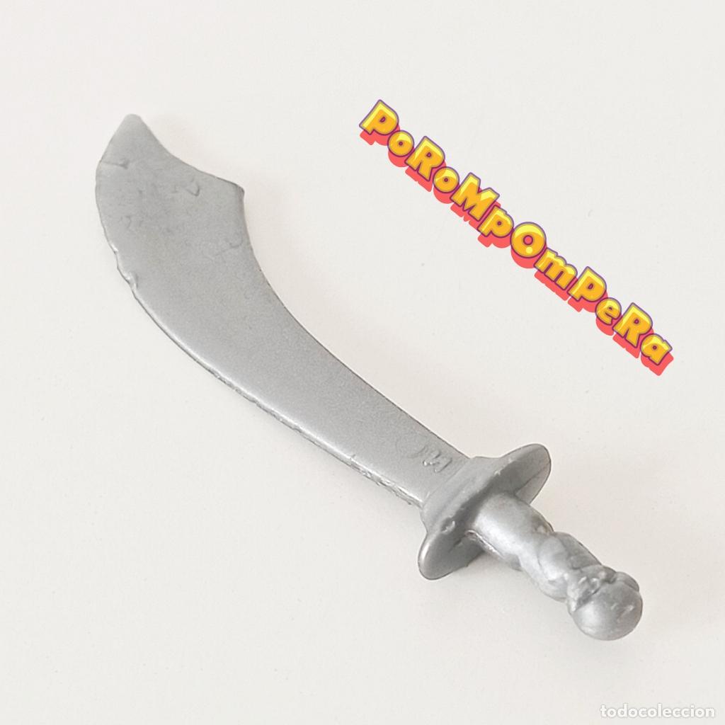 Playmobil: PLAYMOBIL cimitarra plateada guerrero &aacute;rabe espada beduino b&aacute;rbaro vikingo caballero medieval F5