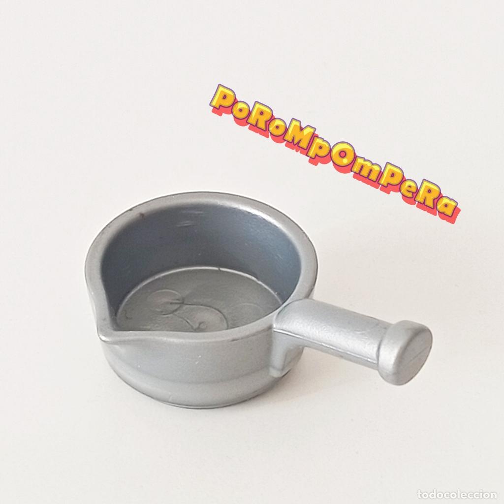 Playmobil: PLAYMOBIL cazo plateado cocina restaurante bar F5