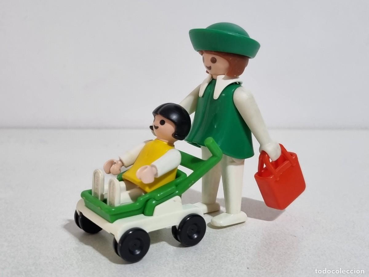 Playmobil: Playmobil 3597 Madre Ni&ntilde;a Carro Carrito Ni&ntilde;era Parque Infantil Maestra