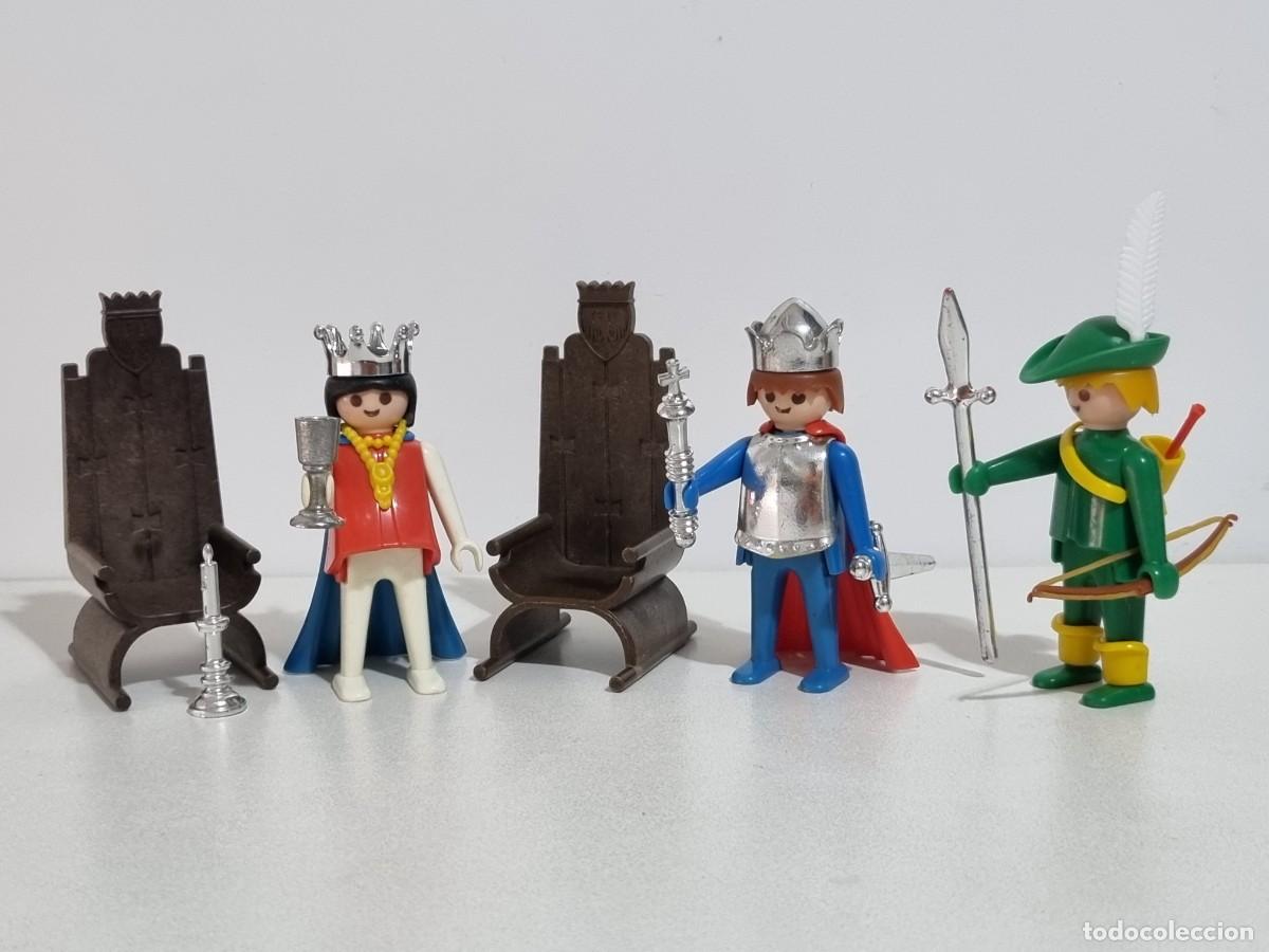 Playmobil: Playmobil 3568 Set Trono Real Castillo Rey Reina Medieval Arquero Robin Hood