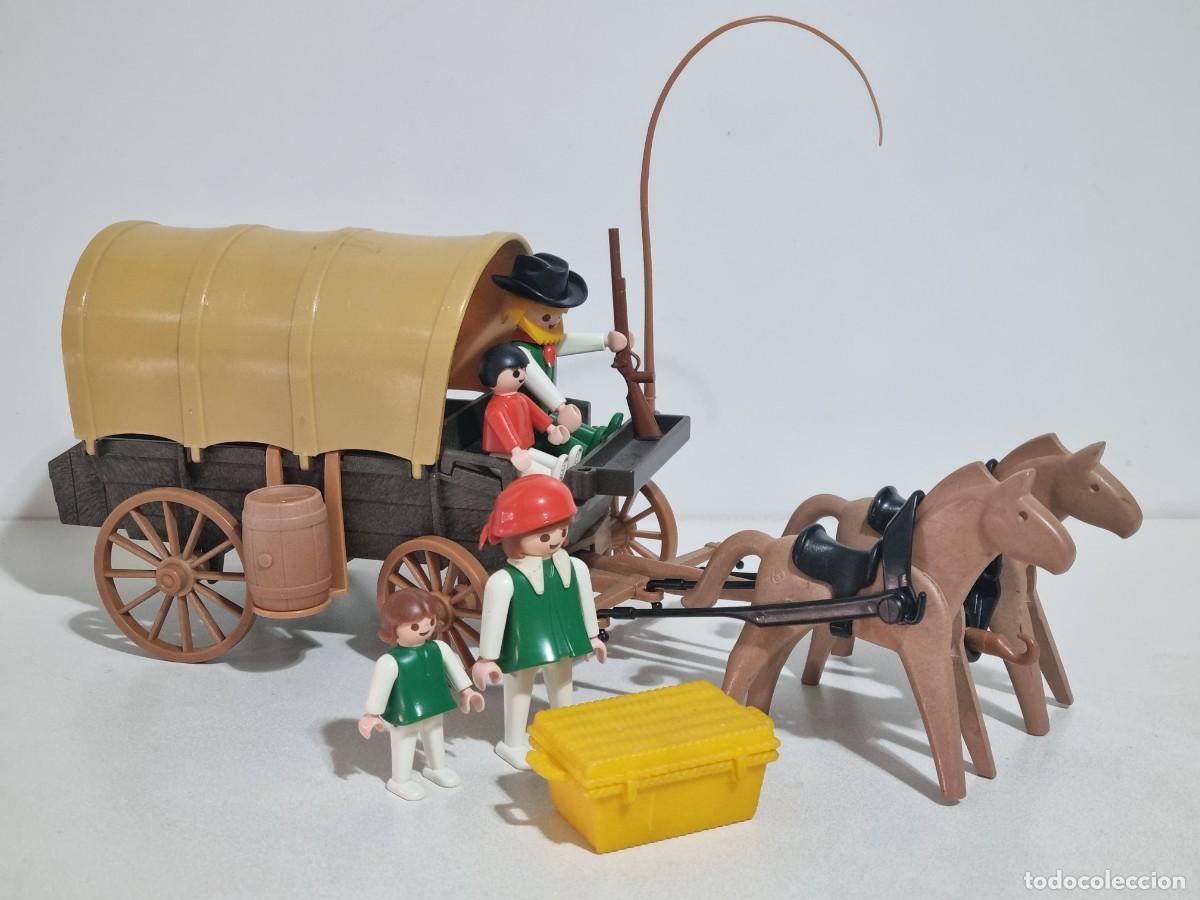Playmobil: Playmobil 3278 Carreta Diligencia Oeste Western Granjero Granja Campesino