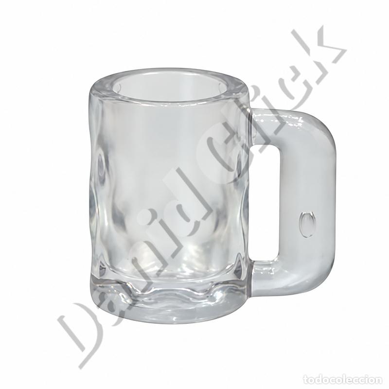 Playmobil: Playmobil Jarra de Cerveza Cristal Transparente Medieval Piratas Oeste Victoriana