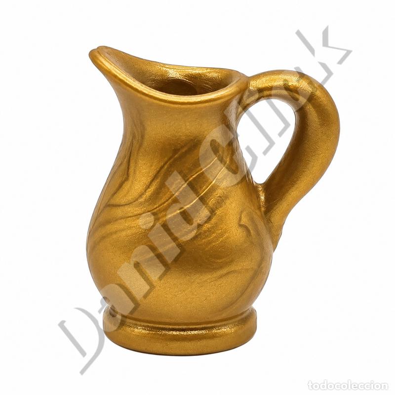 Playmobil: Playmobil Jarra Dorada de Oro Agua Vino Medieval Roma Egipto Tesoro Bel&eacute;n