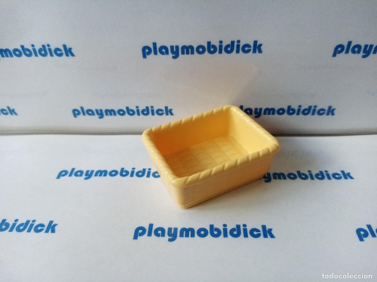 Playmobil: Playmobil caja cesta mimbre beige