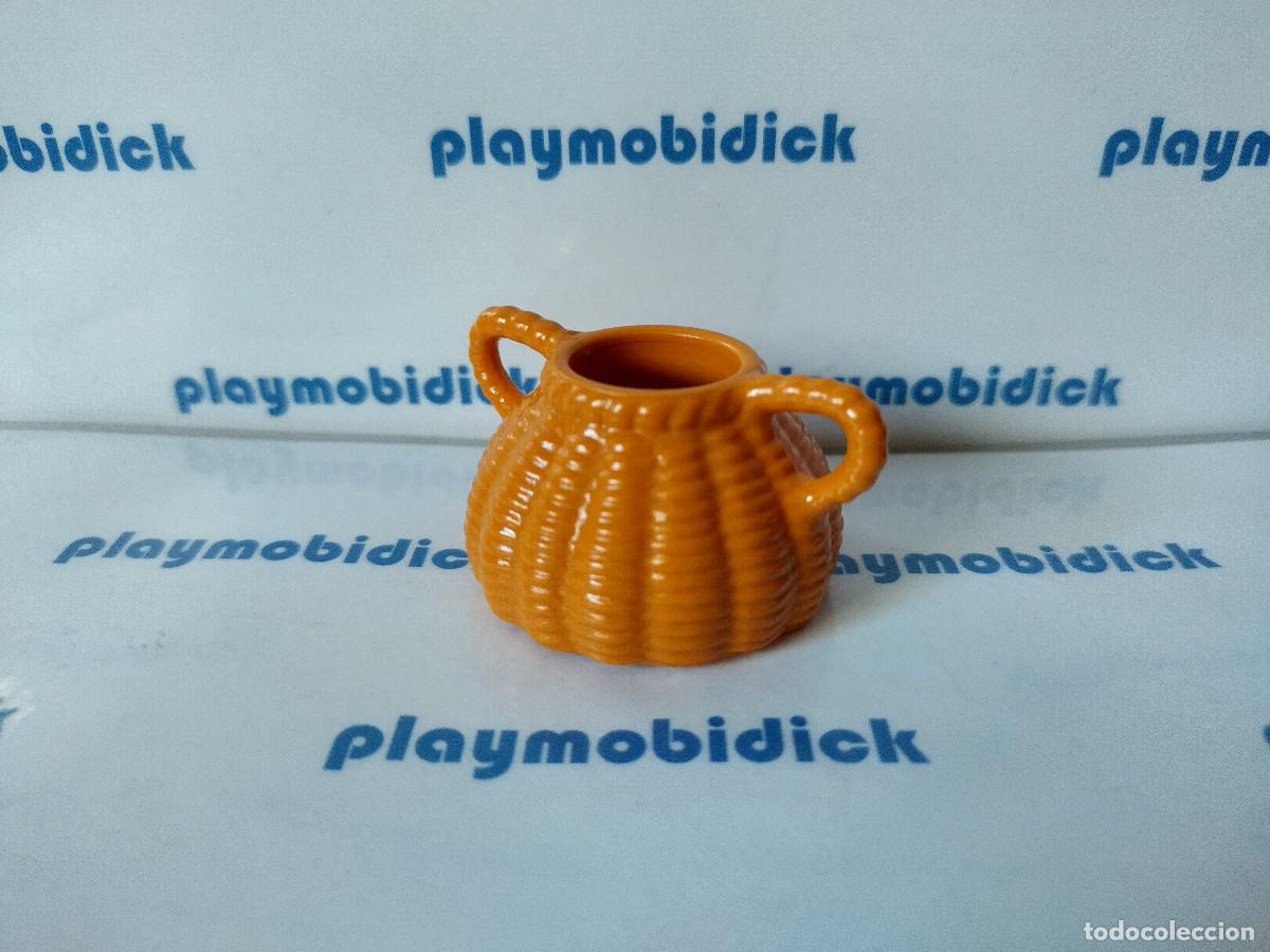 Playmobil: Playmobil cesto mimbre redonda con asas